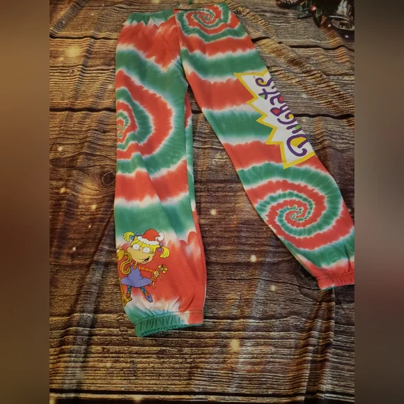 Nickelodeon Rugrats tie dye jogging pant small. NWT - Picture 2 of 5